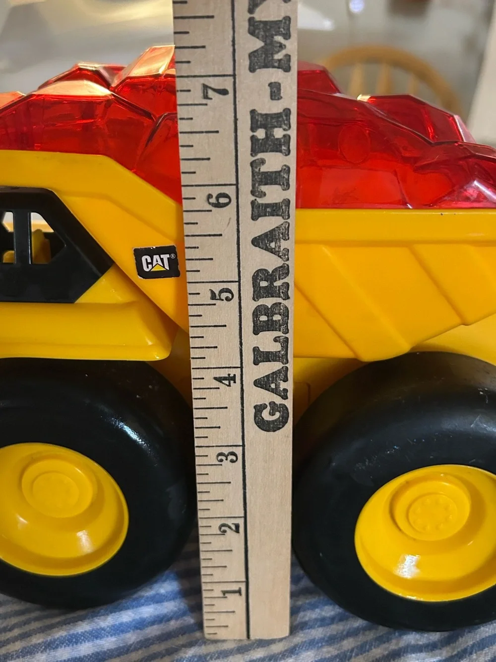 CAT Light Up Dump Truck Lights And Sounds Preschool Toy Construction Vehicle